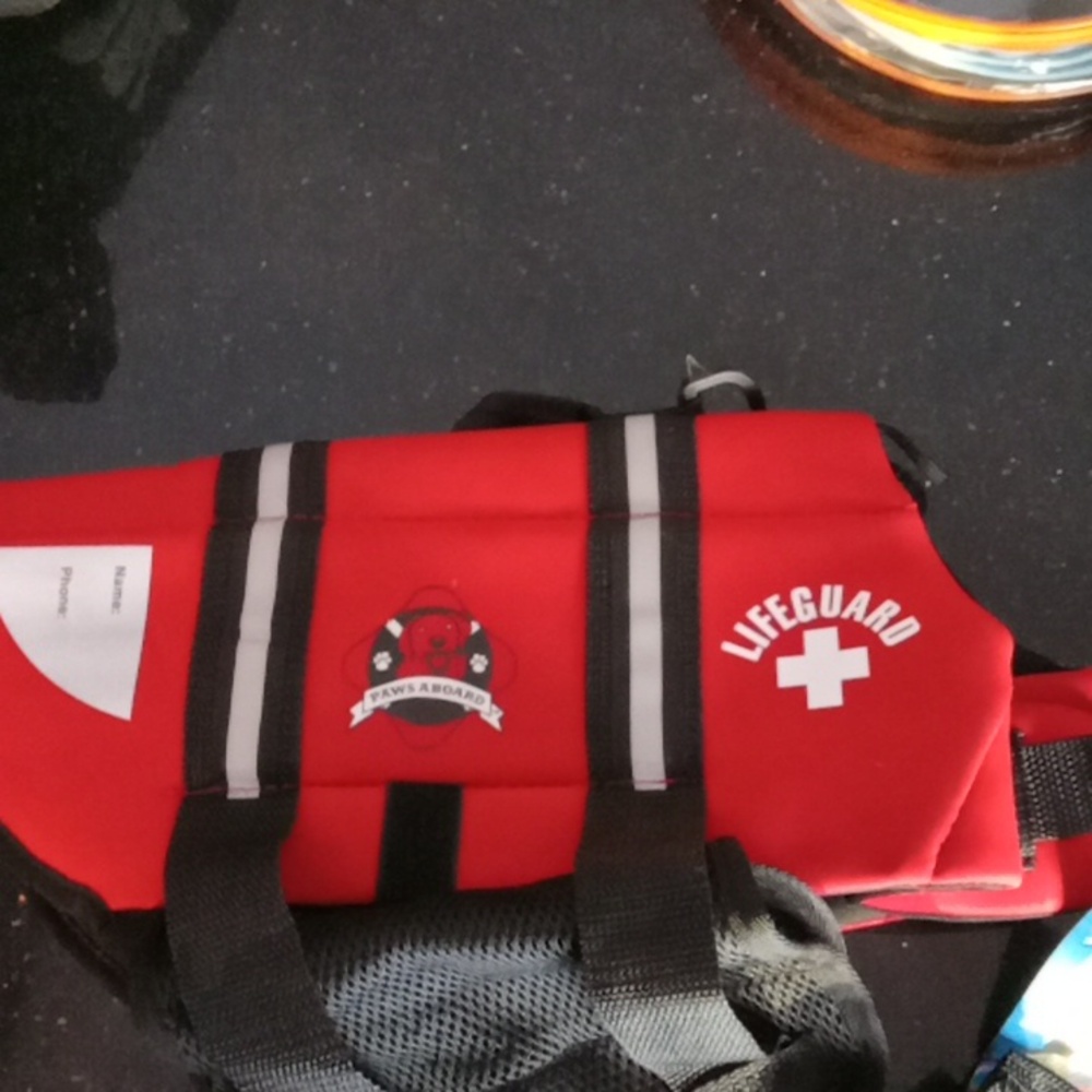 Never Used Paws Aboard Designer Life Jacket - Picture 4 of 9